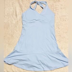 All In Motion NWOT Sky Blue Everyday Soft Double V Active Mini Dress w/ Pockets